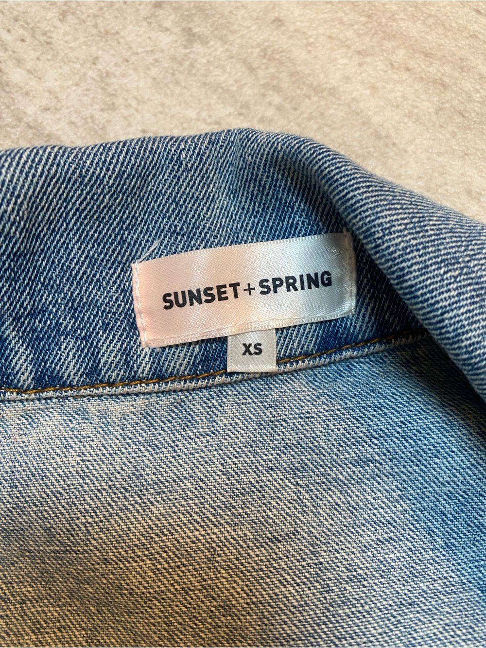 Sunset + Spring Floral Explosion Jean Jacket - Picture 6 of 6